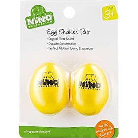 Resim Nino NINO540Y-2 Çift Egg Shaker (Sarı) 