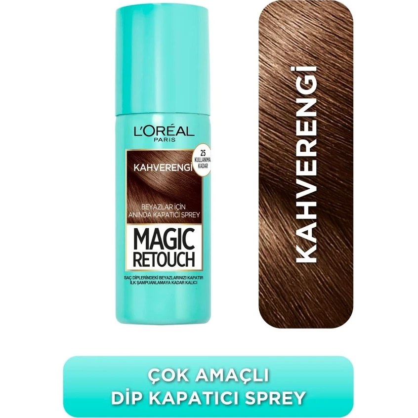 L'Oréal Paris L'Oréal Paris Magic Retouch Koyu Kahverengi Beyaz Kapatma Spreyi | Cosmetica Fiyatı ve Özelliklerı - Badem