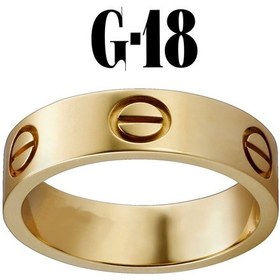 Resim X-Lady Accessories Düz Yüzük Gold Renk 18 Numara Çok Renkli 