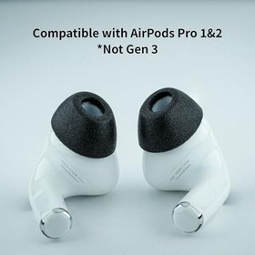 Resim Comply Apple AirPods Pro Generation 1 & 2 için Köpük Kulak Uçları, Çeşitli S, M & L, 3 Çift - Üstün Konfor, Sarsılmaz Uyum, Hafızalı Köpük Kulaklık Uçları, Kulaklık Değiştirme İpuçları, ABD'de 