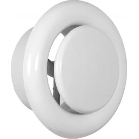 Resim Afs 125 Smart Pvc Gemici Anemostad Raksan 177 x Q 124 mm Metal Aksam Içermeyen Abs Plastik Agmair Agm Havalandırma 