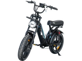 Resim T-Bike Q8 250W Elektrikli Bisiklet Siyah 