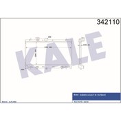 Resim KALE Radyatör Subaru Legacy Iv-outback Al-pl-brzklr-342110 45111ae00a 45111ae01a 45111ae00a 