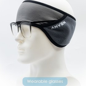 Resim 1 adet Rüzgar Geçirmez Kafa Bandı ve Gözlük Dostu Tasarımlı Kışlık Sıcak Kulaklık - Nefes Alabilen Unisex Kulak Koruyucular Koşu, Kayak, Bisiklet, Yürüyüş için - Soğuk Hava Dış Mekan Spor Ekipmanları (Cadılar Bayramı Hediye Fikri) 