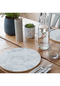 Resim D-c-fix 176-0121 Mavi Gri Hareli Yapışkanlı Mermer Desen Folyo 45 Cm X 1 Mt 