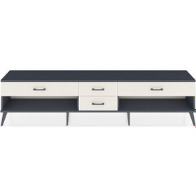 Resim Arges Tv Ünitesi 4 Çekmeceli 220x30x51 Antrasit-aytaşı Aytası/aytası - Antrasıt 