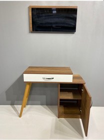 Resim Bicabin Bicabin London Novella Dolaplı Çekmeceli Aynalı Makyaj Masası (544783945) 