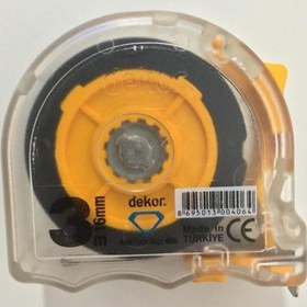 Resim Dekor Şerit Metre Şeffaf 3m 16 MM 406 