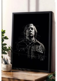 Resim Anton Chigurh Çerçeveli Tablo No Country For Old Men - Estetik Poster 