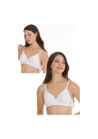 Resim Parlingerie 2li Hamile Modal Kaplı Emzirme Sütyeni Beyaz 