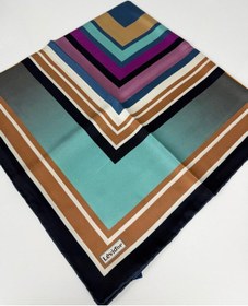 Resim Twill İpek Eşarp-0944 Siyah-taba 