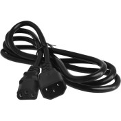 Resim Aogo 1.5 Metre Dişi Erkek Power Kablosu C13 C14 Güç Kablosu Enerji Kablosu 0.75 mm 1.5mm 250V 10A Iec 320 