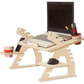Resim Tufetto Rappu Yükseklik Ayarlı Laptop Sehpası - Laptop Standı 