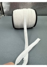 Resim 1.5 Cm İç Çamaşır Lastiği-5 Metre-ekru-şardonlu Papatya 