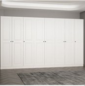 Resim Minar Kale 210 Cm 8 Kapaklı 4b Raf Portmanto Byz Mbr İlkbahar Byz 