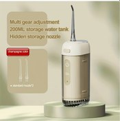 Resim Willowhaven Brown Kablosuz Diş İpi - Taşınabilir Şarjlı 3 Modlu Oral Irrigator 500mah Usb Seyahat 