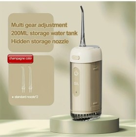 Resim Willowhaven Brown Kablosuz Diş İpi - Taşınabilir Şarjlı 3 Modlu Oral Irrigator 500mah Usb Seyahat 