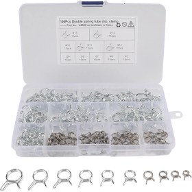 Resim Sharplace 150 5-14MM Set Su Borusu Hava Boru Bahar Klipler Çeşitli Seti Dayanıklı (Yurt Dışından) 