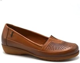 Resim VENÜS 2413301Y DOLGU TABAN KADIN DERİ YAZLIK AYAKKABI 