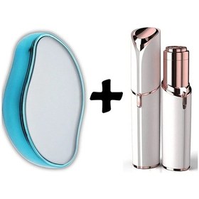 Resim Markafox Kristal Epilatör Tüy Alıcı Epilatör Ve Tüy Alma Aleti Yüz Kıl Kaş 