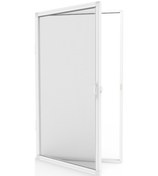 Resim Menteşeli Beyaz Pencere Sinekliği En: 0-70 Cm, Boy: 0-130 Cm 