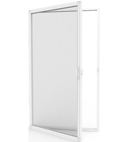 Resim Menteşeli Beyaz Pencere Sinekliği En: 0-70 Cm, Boy: 0-130 Cm 