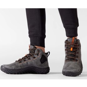 Resim Merrell Wrapt Mıd Wp Waterproof Hakiki Deri Erkek Bot GRİ 