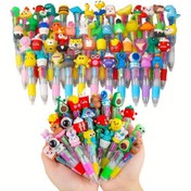 Resim 10/30 adet Mini Dört Renkli Tükenmez Kalem Seti, Partiler, Doğum Günleri, Mezuniyet Hediyeleri, Okul Malzemeleri ve Ofis Kullanımı için Çok Renkli Jel Kalemler 