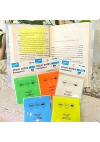 Resim Magic Yapışkanlı Not Kağıdı Şeffaf Neon Renk - 1 Adet 
