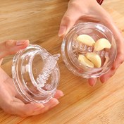 Resim Elde Kullanılan Sarımsak Sıkacağı ve Doğrayıcı, Plastik, El Tipi, Elektrikli Olmayan, Mutfak İçin Verimli Sarımsak Ezici 