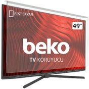 Resim Bestekran Beko Uyumlu B49 B 970 A Tv Ekran Koruyucu - Beko Uyumlu 49" İnç Ekran Koruyucu B49B970A 