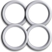 Resim Oto Lastik Yanağı Lüks Beyaz 13 Jant 4 Adet Yanak 