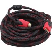 Resim Showmax 4k-3d HDMI To HDMI 10 mt Örgülü HDMI Kablo 