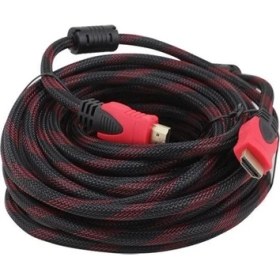 Resim Showmax 4k-3d HDMI To HDMI 10 mt Örgülü HDMI Kablo 