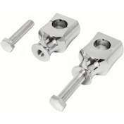 Resim Xuweiwei Universal Handlebar Riser Clamp Set 25mm Plating Alüminyum Harley Honda Kawasaki Suzuki Yamaha Motosikletler 