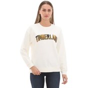 Resim Timberland Plaid Logo Sweatshirt Kadın Sweatshirt Beyaz 