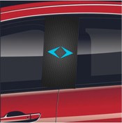 Resim Modifiye Fabrikası ARAÇ KAPI DİREĞİ KAPLAMA FOLYOSU UV BASKILI 2'Lİ SET 50X24 CM 