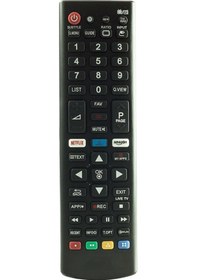 Resim Lg 3D Netflix-Amazon Smart Tuşlu Lcd-Led Tv Kumanda 