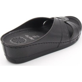 Resim Bento 15036 Siyah Dolgu Topuk Anatomik Kadın Terlik-siyah Siyah 