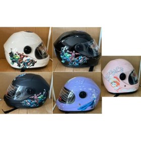 Resim Motobisavm Kask Çocuk Model Full Face 
