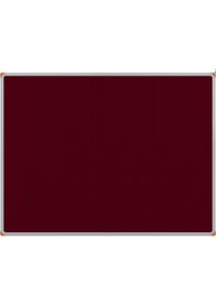 Resim Panda 100 x 150 CM Bordo Kumaş Kaplı Alüminyum Çerçeve Pano - pan157 