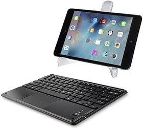 Resim Microcase Xiaomi Redmi Pad Pro 12 inch Tablet için Tablet Bluetooth Touchpad Klavye 28 cm (TR Sticker) + Tablet Standı - AL2756 