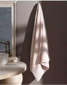 Resim Madame Coco Martha Banyo Havlusu (TENCEL:trade_mark:) - Pudra - 80x150 cm Pudra 