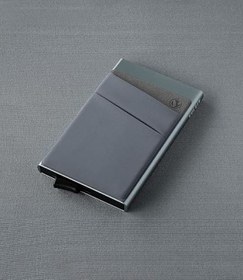 Resim RFID Korumalı Erkek Kartlık Cüzdan 5 Kart ve Nakit Bölmeli Kompakt Tasarım - Kırmızı 