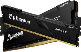 Resim 32GB DDR4 3200Mhz CL16 DIMM KF432C16BB/32TR KINGSTON BEAST SOĞUTUCULU Kingston