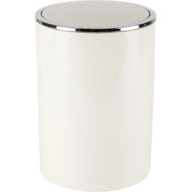 Resim Şık Bej 6 Lt Çok Amaçlı Çöp Kovası, Banyo ve Mutfak Için Ideal 