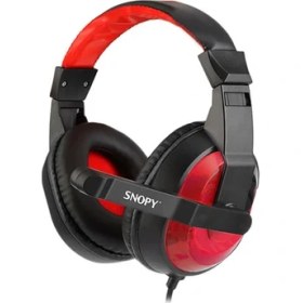 Resim Snopy SN-633 X-BLOOM Siyah-kırmızı Kulak Üstü Gaming Oyuncu Mikrofonlu Kulaklık 