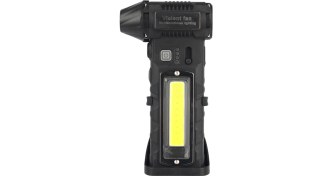 Resim Azurtech Şarjlı Işıklı Araç Kurutucu Mangal Üfleme Yaprak Temizleme Mini Turbo Jet Fanı F020 