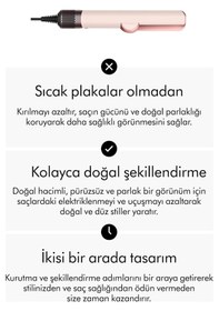 Resim Dyson Airstrait Saç Düzleştirici Ceramic Pink 