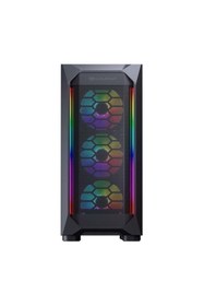 Resim Cougar 650W 80+ MX410 MESH-G CGR-5VM6B-MESH-G-RGB GAMING MID-TOWER PC KASASI 